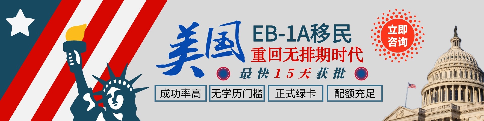 美国EB1A移民
